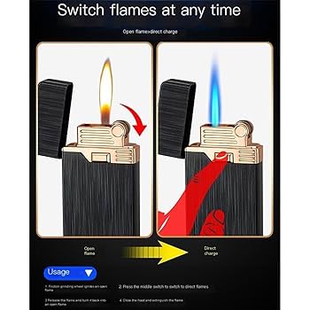 懐かしきライター Amazon.co.jp: 2 個アンティークライターヴィンテージライター